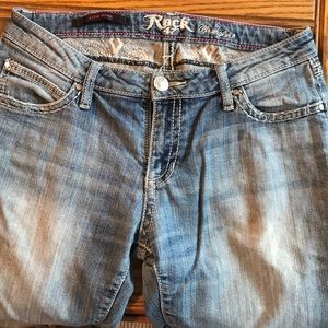 Rock Wrangler ladies’ jeans. 32 waste/35 inseam